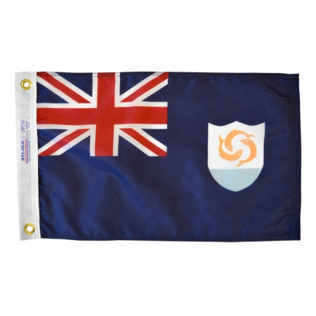 Picture of Annin Flagmakers 190510 12 x 18 in. Nylon-Glo Anguilla Flag