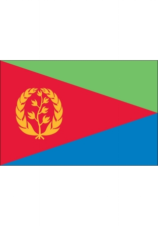 Picture of Annin Flagmakers 192524 5 x 8 ft. Nylon - Glo Eritrea Flag