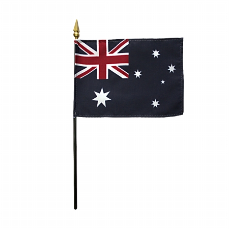 Picture of Annin Flagmakers 210006 4 x 6 in. Eb Australia Mounted- Pack Of 12