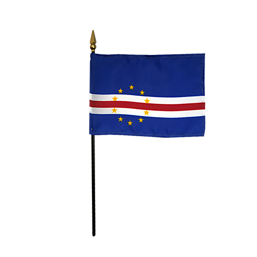 Picture of Annin Flagmakers 210027 4 x 6 in. Eb Cape Verde Mounted- Pack Of 12