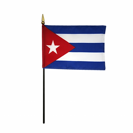 Picture of Annin Flagmakers 210036 4 x 6 in. Eb Cuba Mounted - 12 Pack