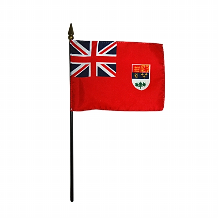 4 x 6 in. Eb Canada Red Ensign Mounted - 12 Pack