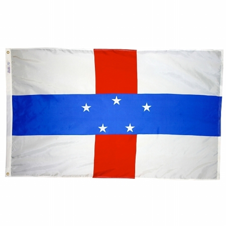 Picture of Annin Flagmakers 221464 12 x 18 in. Nylon-Glo Netherlands Antilles Flag