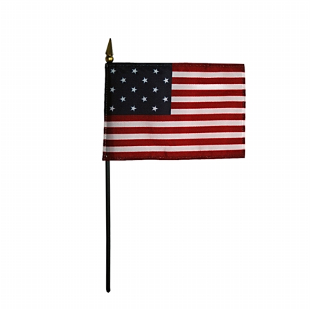 4 x 6 in. Eb Star Spangled Bnr Mounted - 12 Pack