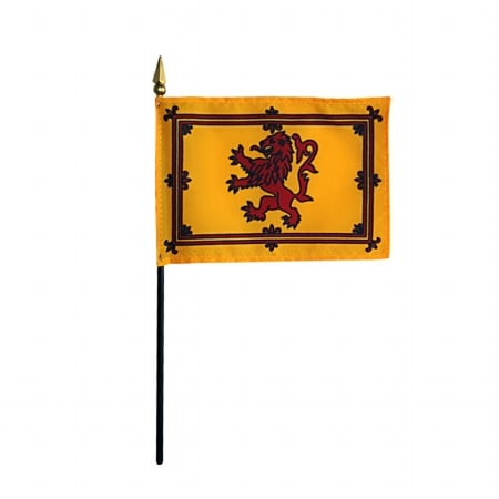 Eb Scot Rampant Lion Mounted 4 x 6 in. 12 Pack