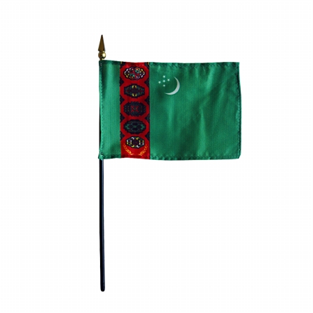 Eb Turkmenistan Mounted 2010 4 x 6 in. 12 Pack