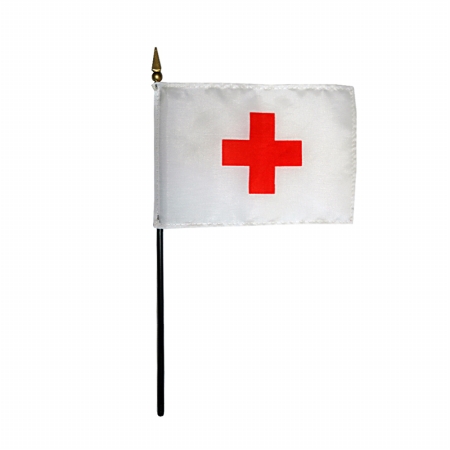 Eb Red Cross Mounted 4 x 6 in. 12 Pack