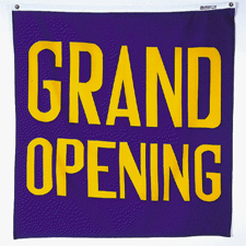 3 x 3 ft. Reliance Grand Opening Centers Flag 3 x 3 ft.