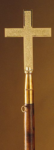 Classic Church Cross Gold 8 in.