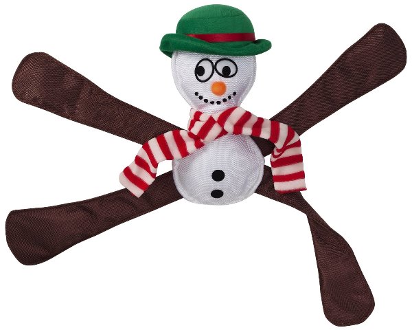 Picture of Doggles TYPESN-24 Pentapulls Snowman Holiday Dog Toy