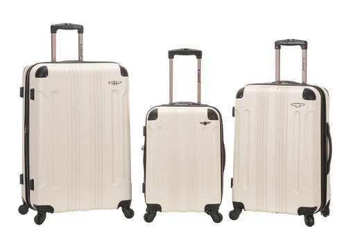 Picture of Rockland F190-WHITE Luggage Set - White  3 Pieces