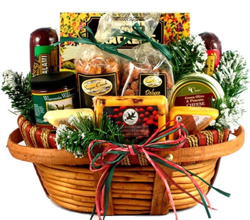 Gift Basket Drop Shipping HoFoHo2-Med Home For The Holidays, Christmas Gift Basket - Medium