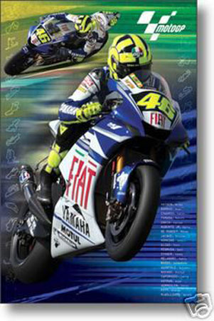 6906-24x36-CB Motogp Valentino Rossi Poster