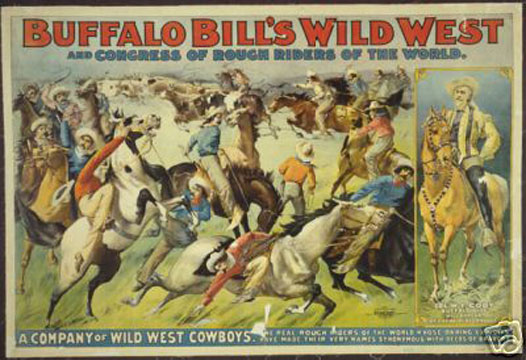 Picture of Hot Stuff Enterprise 6199-12x18-VA Buffalo Bill Wild West Show Poster&#44; 12 x 18 in.