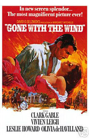 790-24x36-MV Gone With The Wind Poster- 24 x 36 in.