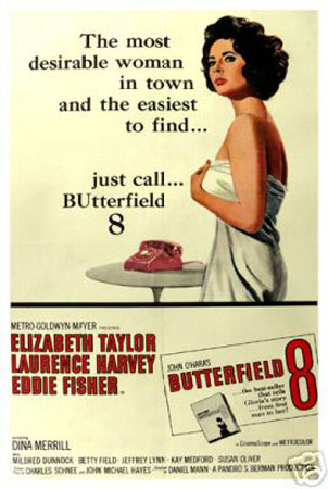 Picture of Hot Stuff Enterprise 3194-12X18-MV Butterfield Elizabeth Taylor Poster- 12 x 18 in.