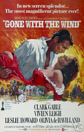 Picture of Hot Stuff Enterprise 4462-24x36-MV Gone With The Wind Clark Gable Poster&#44; 24 x 36 in.