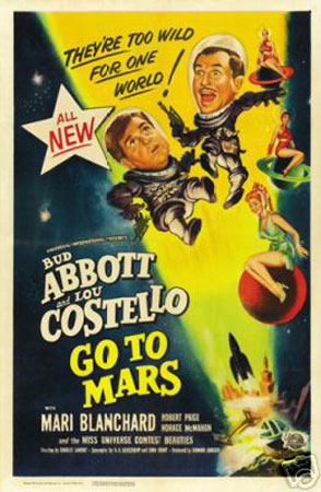 Picture of Hot Stuff Enterprise 5214-12x18-MV Abott and Costello Go To Mars Poster- 12 x 18 in.