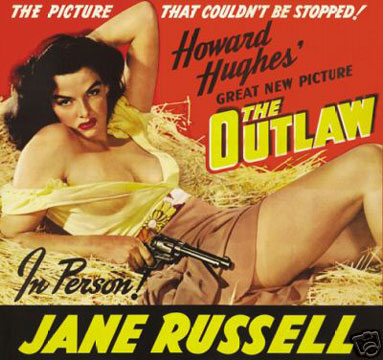 Picture of Hot Stuff Enterprise 5921-12x18-LM The Outlaw Jane Russell Poster&#44; 12 x 18 in.