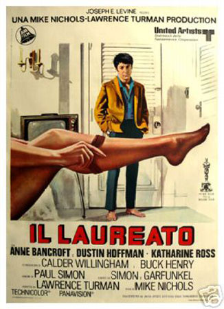 Picture of Hot Stuff Enterprise 3275-12x18-LM The Graduate Dustin Hoffman Italian Poster- 12 x 18 in.