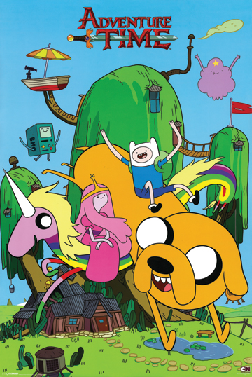 Picture of Hot Stuff Enterprise Z032-24x36-NA Adventure Time Poster- 24 x 36 in.