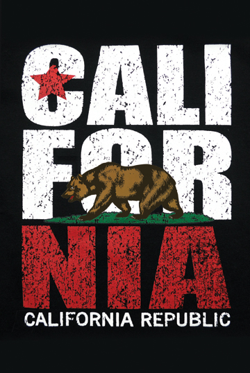 Z54-24x36-NA California Poster- 24 x 36