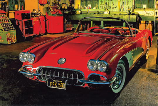 Picture of Hot Stuff Enterprise Z62-24x36-NA Corvette Poster- 24 x 36