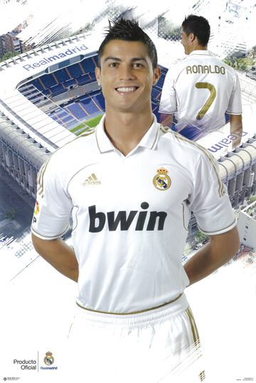 Picture of Hot Stuff Enterprise Z64-24x36-NA Cristiano Ronaldo Poster&#44; 24 x 36