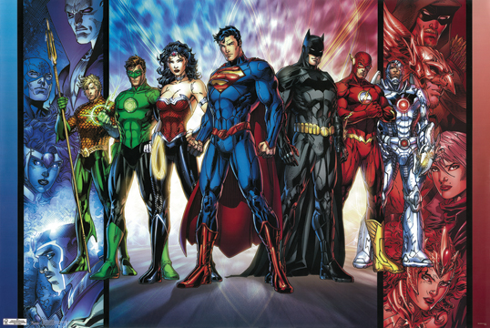 Z69-24x36-NA Heroes Poster- 24 x 36