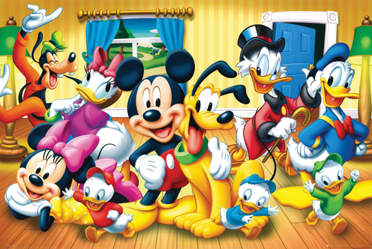 Z72-24x36-NA Disney Group Poster- 24 x 36