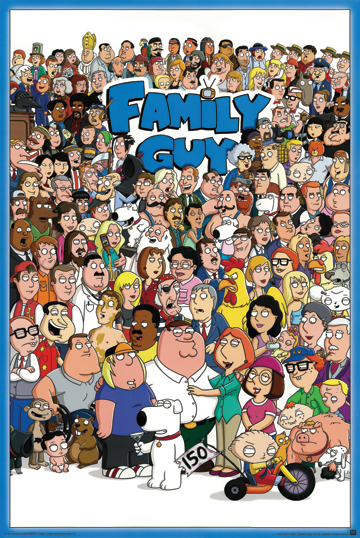Z84-24x36-NA Family Guy Poster, 24 x 36