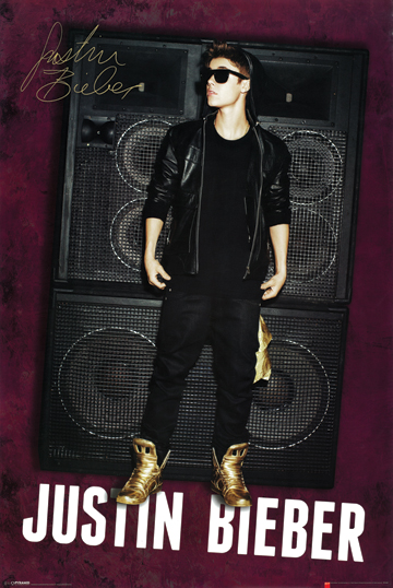 Picture of Hot Stuff Enterprise Z109-24x36-NA Justin Bieber Burgundy BGD Poster- 24 x 36