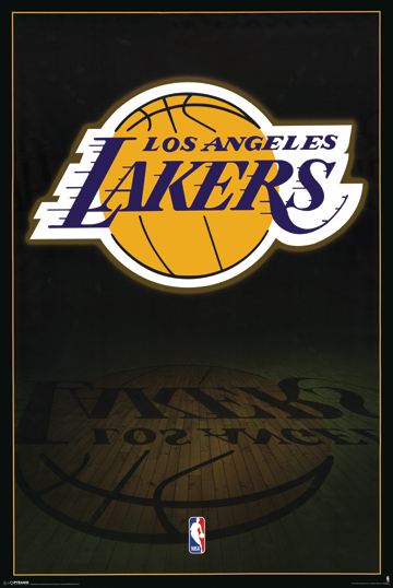 Picture of Hot Stuff Enterprise Z116-24x36-NA Lakers Logo Poster- 24 x 36