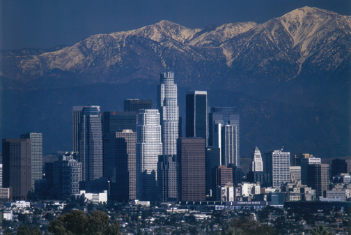 Z122-24x36-NA Los Angeles Poster- 24 x 36