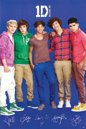Picture of Hot Stuff Enterprise Z144-24x36-NA One Direction Blue Poster- 24 x 36