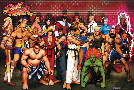 Picture of Hot Stuff Enterprise Z169-24x36-NA Street Fighter Poster- 24 x 36