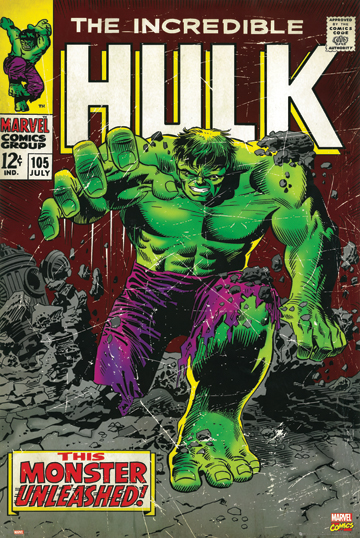 Picture of Hot Stuff Enterprise Z183-24x36-NA The Incredible Hulk Comic Poster- 24 x 36