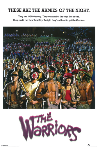 Z195-24x36-NA The Warriors Poster- 24 x 36