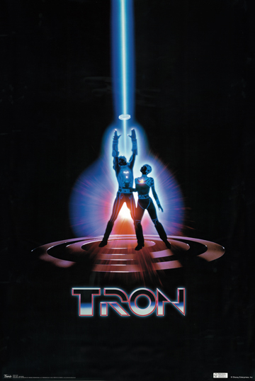 Z201-24x36-NA Tron Poster- 24 x 36