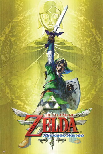 Z208-24x36-NA Zelda Poster- 24 x 36