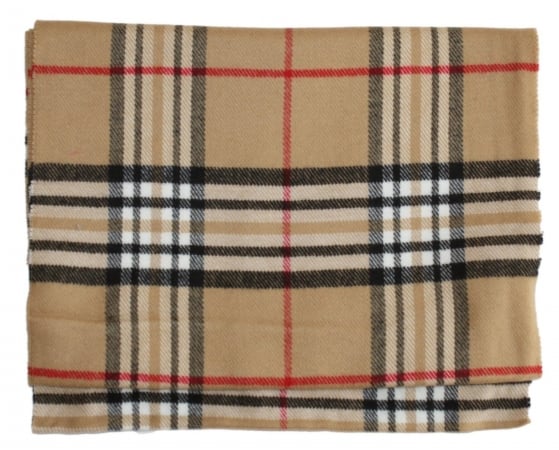CFPSB_Camel Cashmere Feel Plaid Scarves - Camel