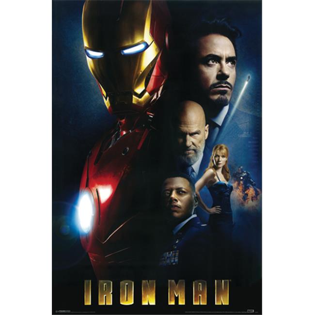 Hot Stuff Enterprise Z103-24x36-NA Iron Man Collage Poster- 24 x 36