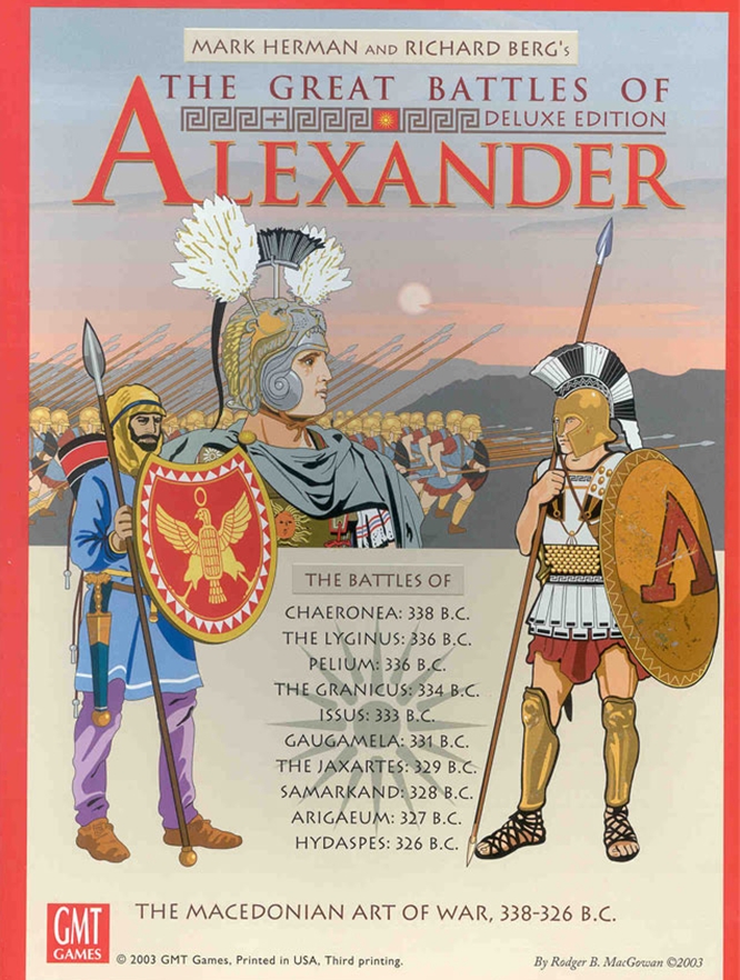 Picture of GMT Games 9501-14 Great Battles of Alexander Deluxe