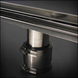 Picture of ACO ShowerDrain 93874 2 in. Stainless Steel No Hub Coupling