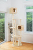 Picture of Armarkat Real Wood Premium Scots Pine 85-Inch Cat Tree with Five Levels  Two Condos