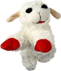 Picture of Multipet International 056899 Mini Lamb Chop Dog Toy - Cream, 6 in.