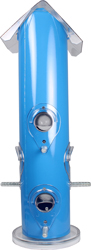 Picture of Woodstream Wildbird 683953 Metal Tube Bird Feeder- Blue - 1 Pound