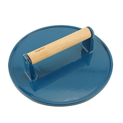 BergHOFF 2211472 Cast Iron Steak Press - Blue