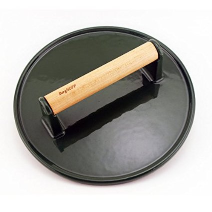 BergHOFF 2211473 Cast Iron Steak Press - Green