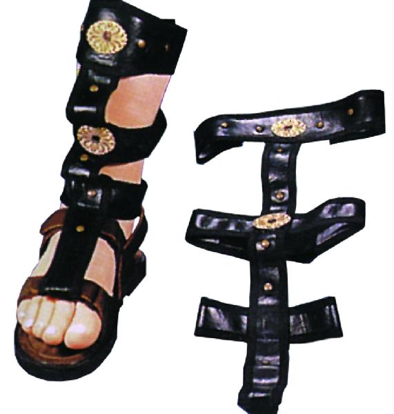 MorrisCostumes BB20 Spats Roman Sandal